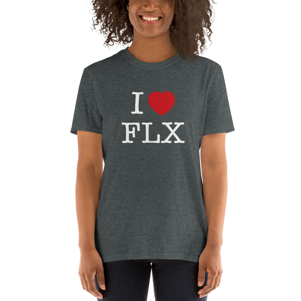 I Love Finger Lakes Heart Basic Short-Sleeve Unisex T-Shirt - Image 4