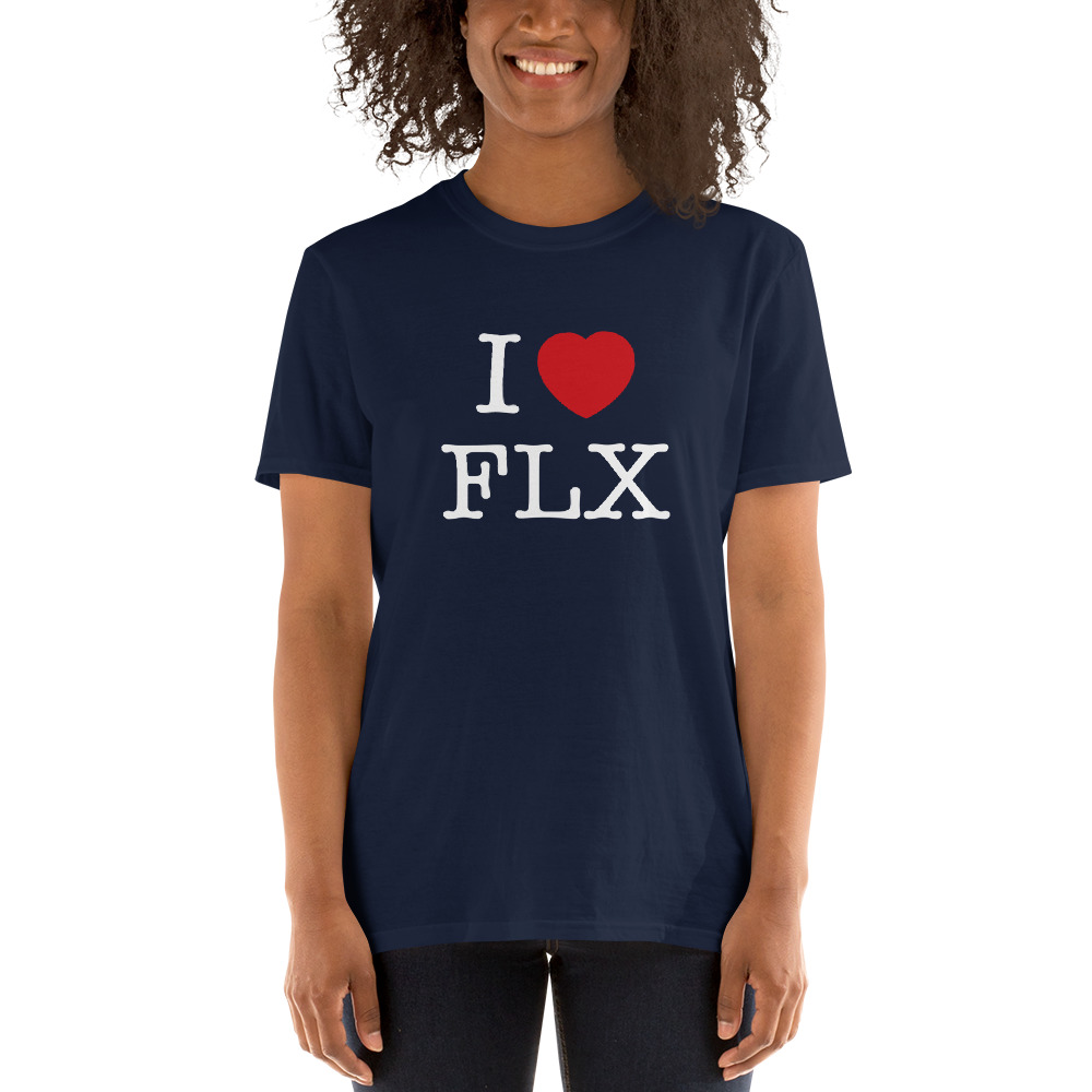 I Love Finger Lakes Heart Basic Short-Sleeve Unisex T-Shirt - Image 3