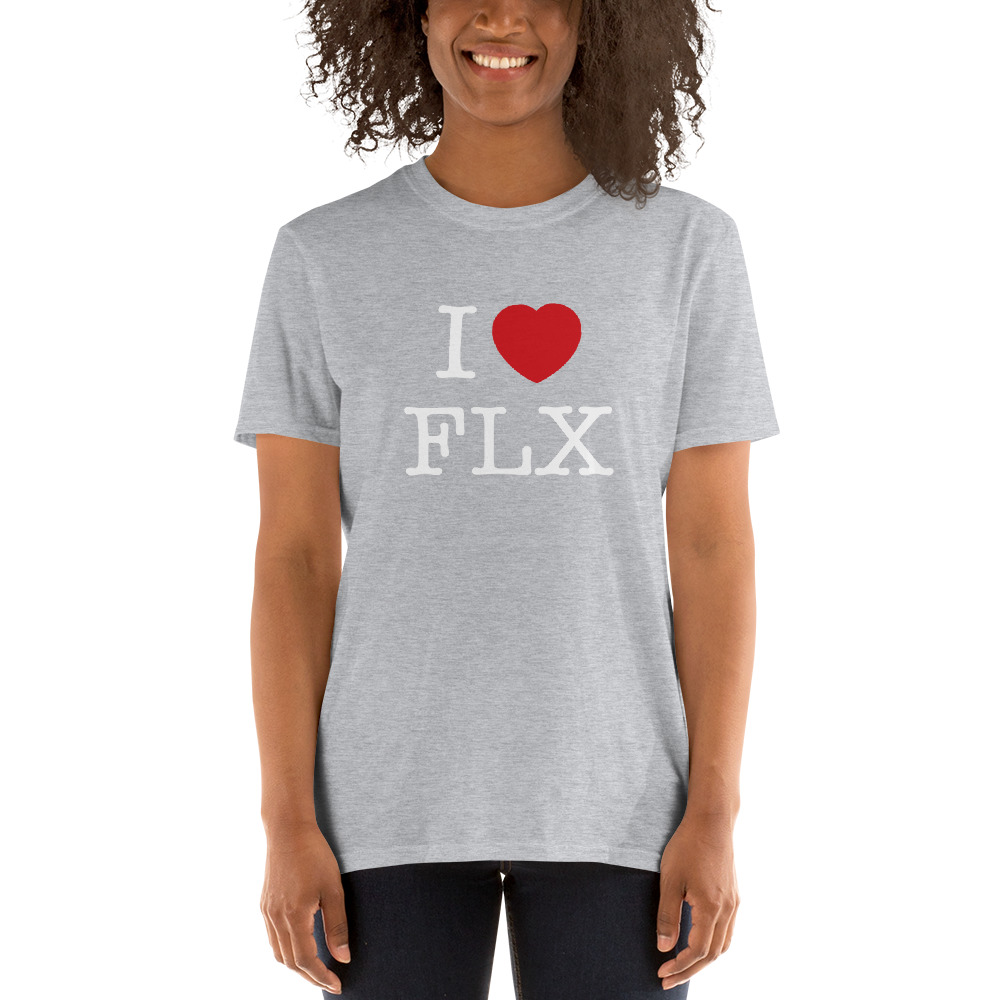 I Love Finger Lakes Heart Basic Short-Sleeve Unisex T-Shirt - Image 5